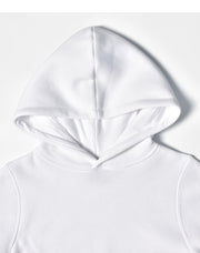 Kids' Close Front Contrast Fleecy Hoodie