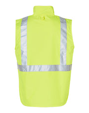 Hi-Vis Reversible Safety Vest With Hoop Pattern 3M Tapes