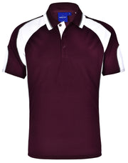 Men's Cooldry Contrast Polo With Sleeve Panel