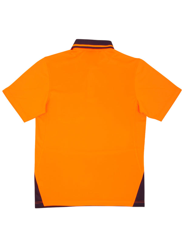 Unisex Hi-Vis Bamboo Charcoal S/S Polo