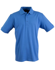 Men's cotton stretch polo