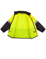 Hi-Vis Two Tone Rain Proof Safety Jacket With 3M Tapes