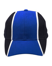 H/B/C tri-color baseball cap