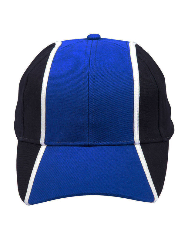 H/B/C tri-color baseball cap