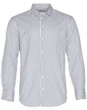 Men’s Sateen Stripe L/S Shirt