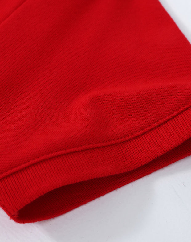 ladies cotton stretch polo