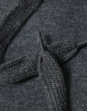 Adult's Close Front Contrast Fleecy Hoodie