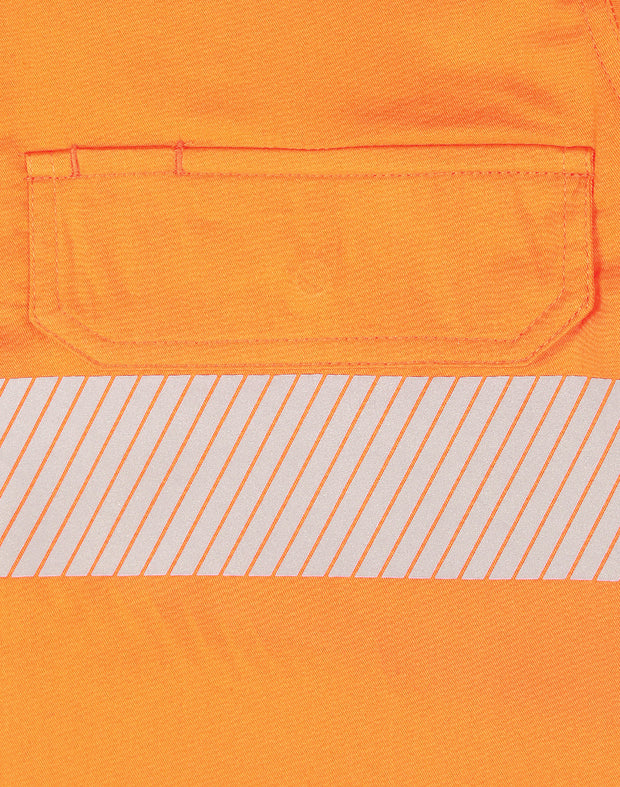 Hi-Vis Cool-Breeze Safety L/S Shirt (Segmented Tape)