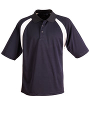 Men's CoolDry Micro-mesh Contrast Colour Polo