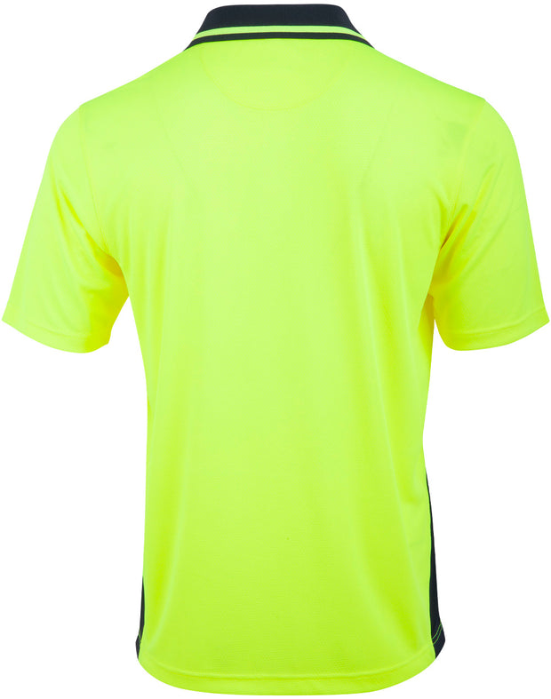 Unisex Hi-Vis Bamboo Charcoal S/S Polo