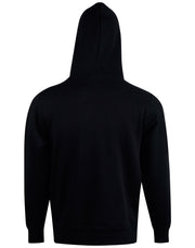Adult's Close Front Contrast Fleecy Hoodie
