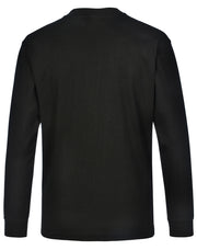 mens cotton crew neck L/S tee