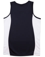 Men's cooldry contrast mesh singlet