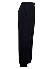 Kid's fleecy trackpants with Zip, Cuffs and knee padding