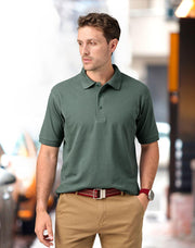 Men's cotton stretch polo