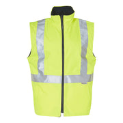 HI-VIS REVERSIBLE SAFETY VEST WITH 3M TAPES